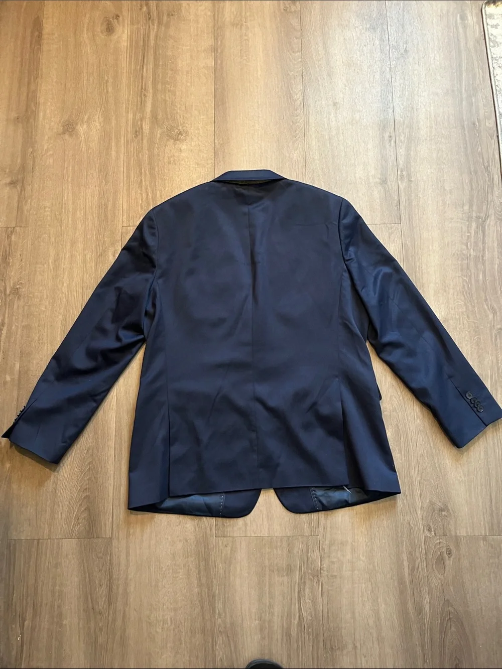 Banana Republic tailored navy